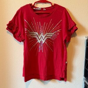 Red Wonder Woman Kids T-Shirt
